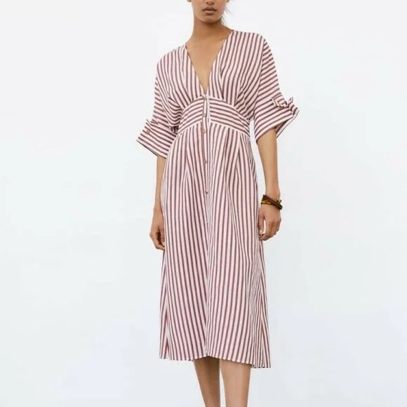 gdp pink dress Rihoas Sleeveless Vintage Floral Midi Dress with Lace Trim Square Neck A Line for Summer Beach Vacation, Date Night, Pink / L main image 0